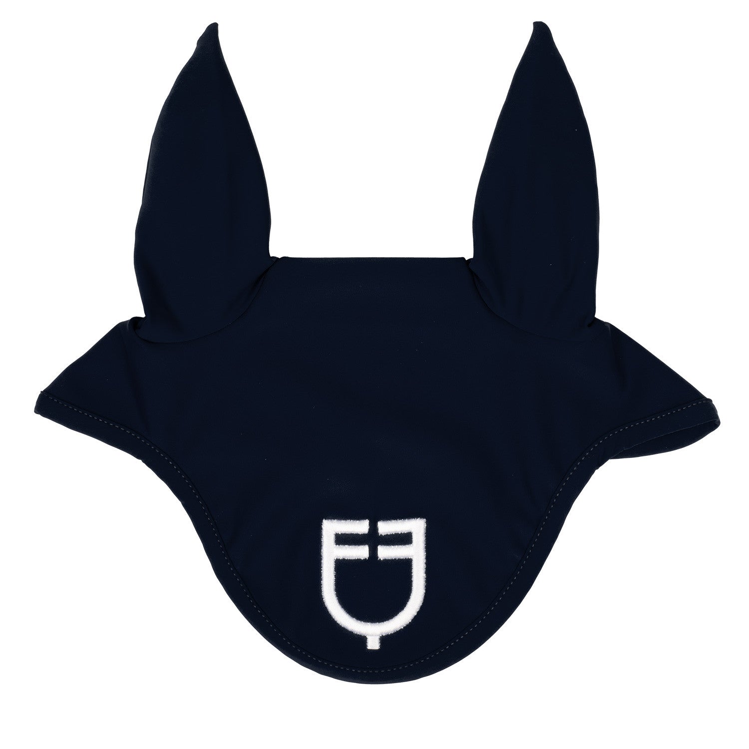 Equestro Fly veil in technical fabric with logo