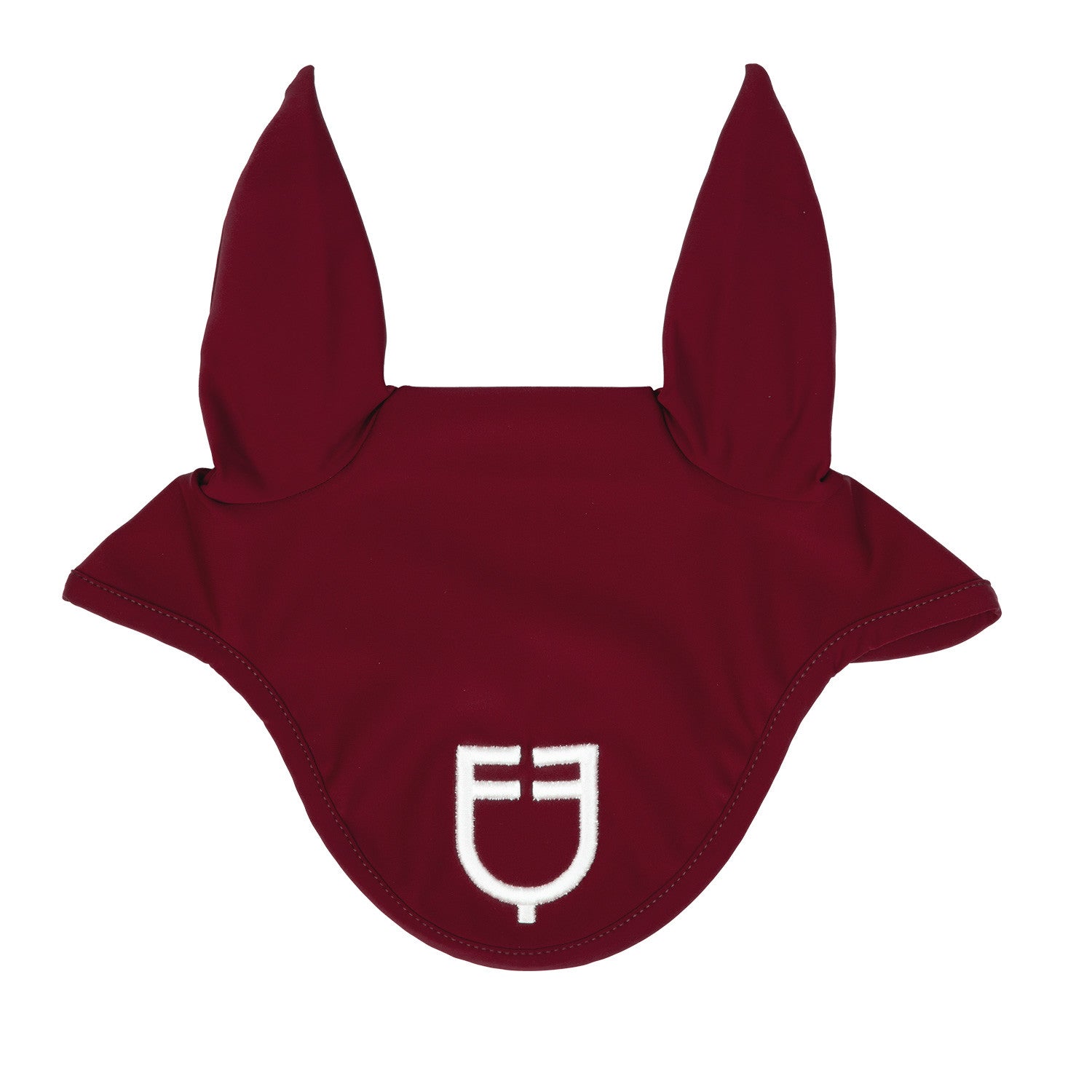 Equestro Fly veil in technical fabric with logo
