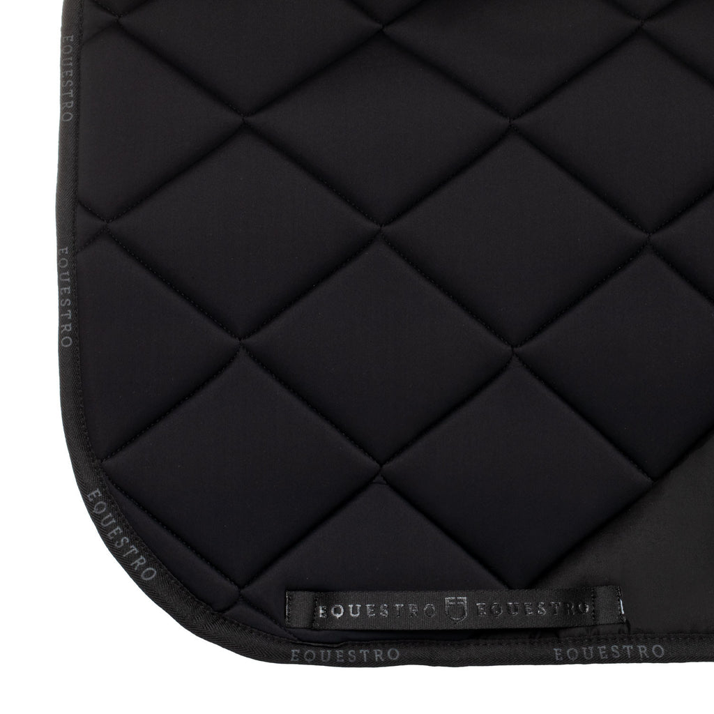 Dressage saddle pad rhinestone logo