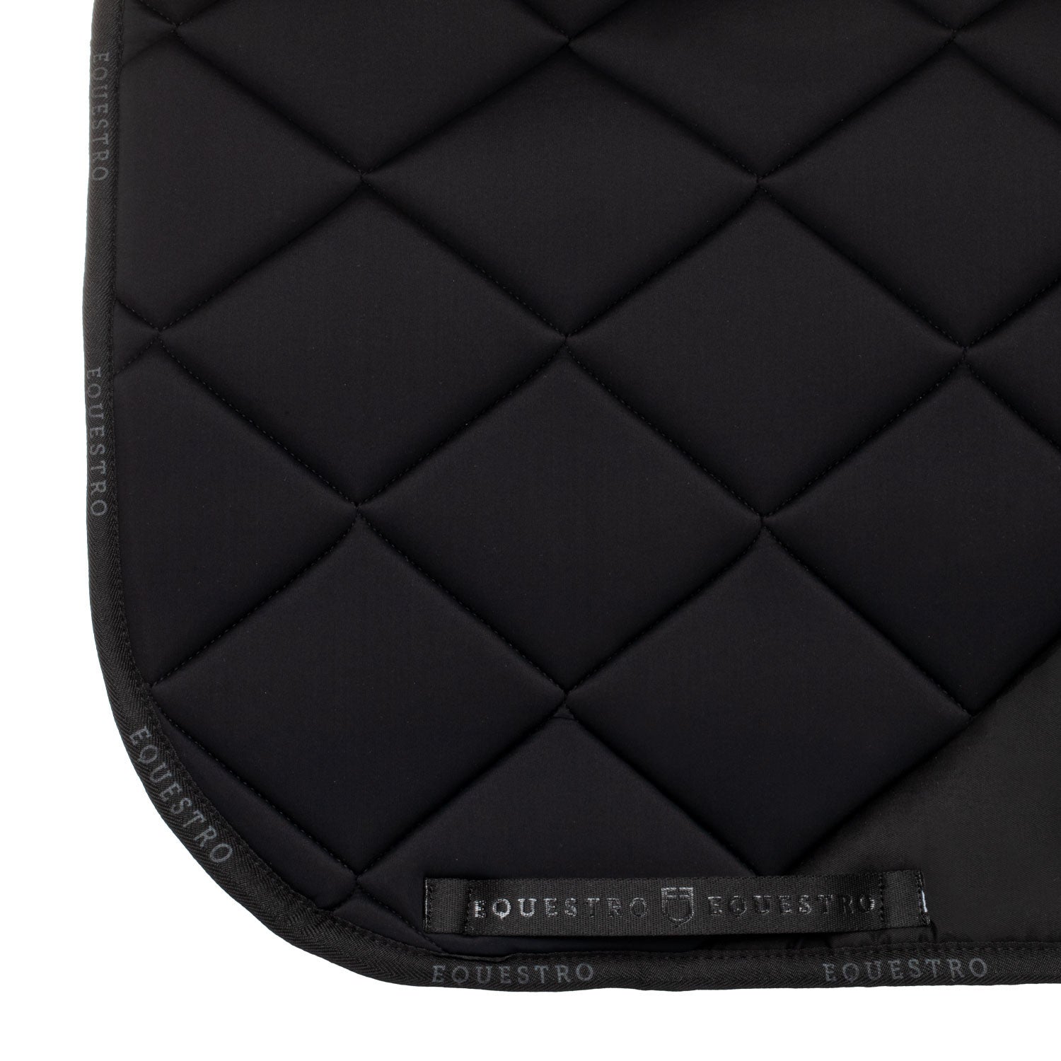 Dressage saddle pad rhinestone logo