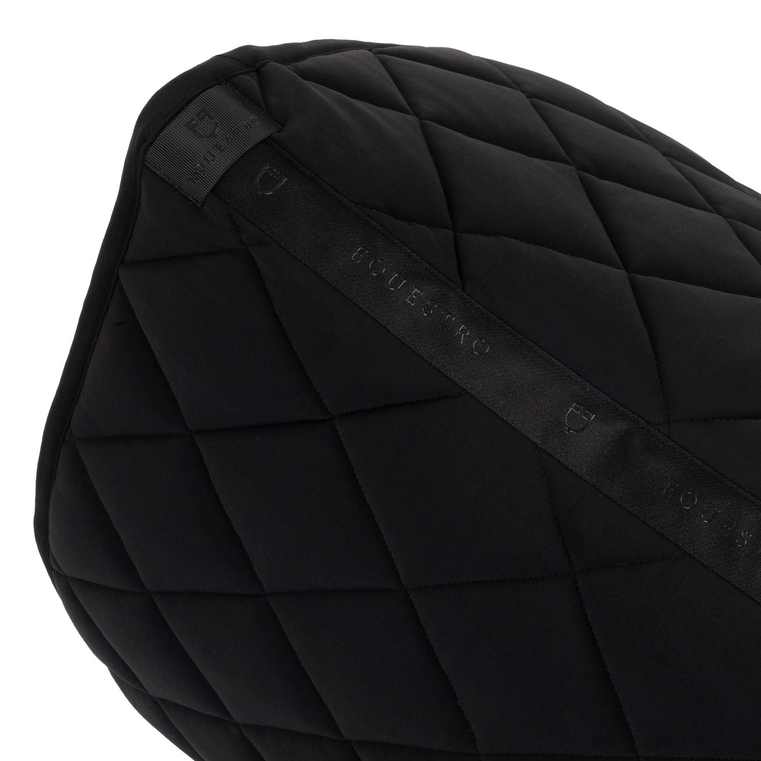 Dressage saddle pad with rhinestone logo