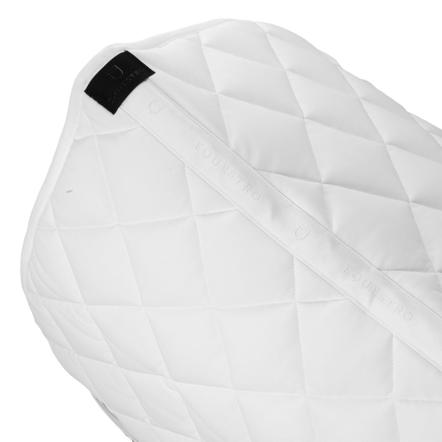 Dressage saddle pad with rhinestone logo