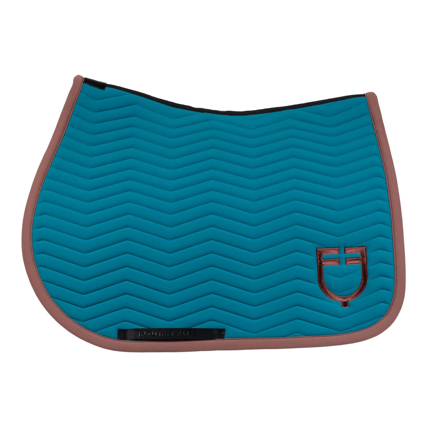 Wave Quilting jumping saddle pad in technical fabric