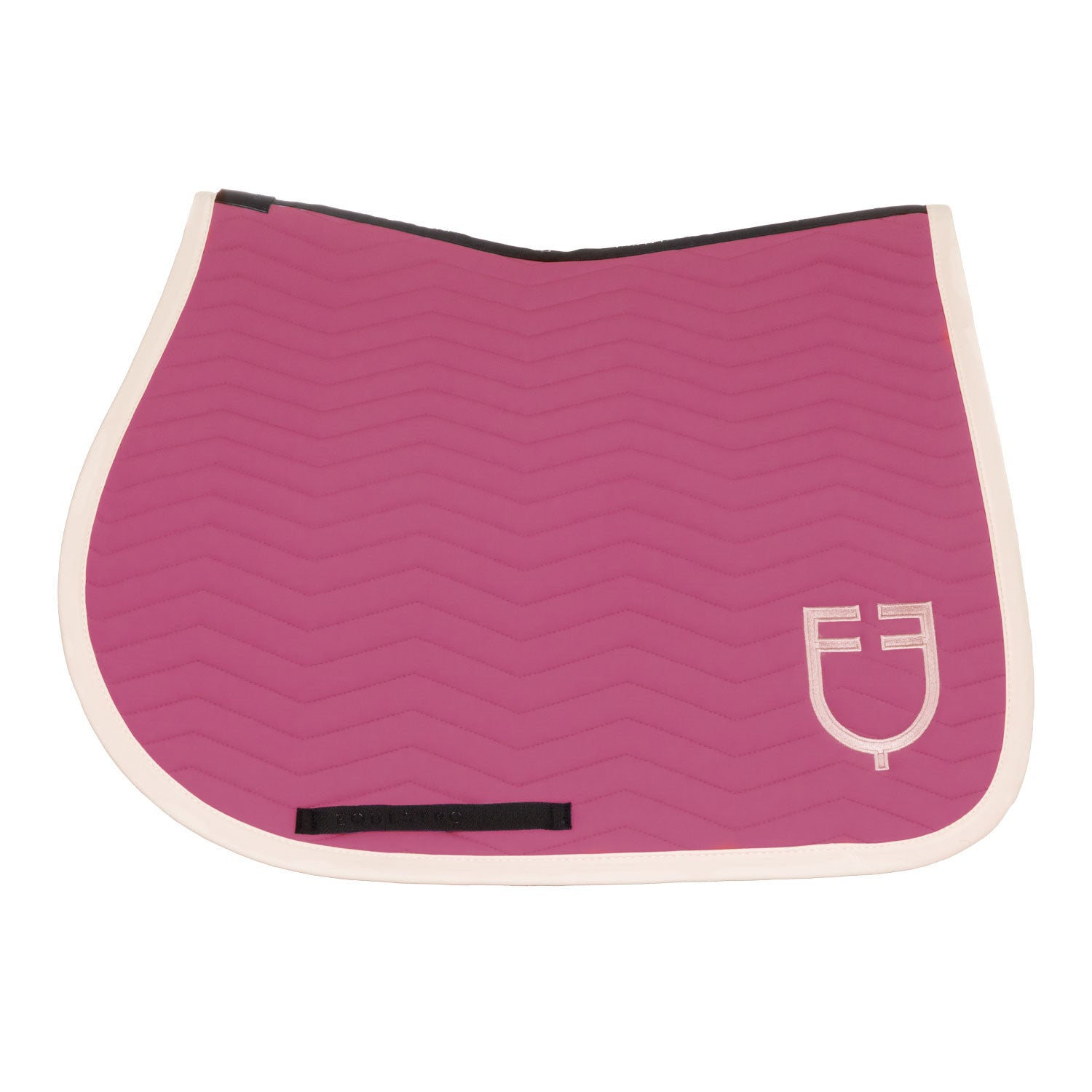 Wave Quilting jumping saddle pad in technical fabric