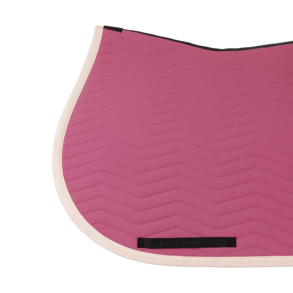 Wave Quilting jumping saddle pad in technical fabric