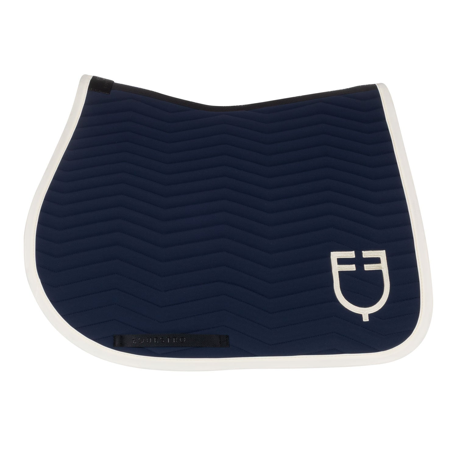 Wave Quilting jumping saddle pad in technical fabric