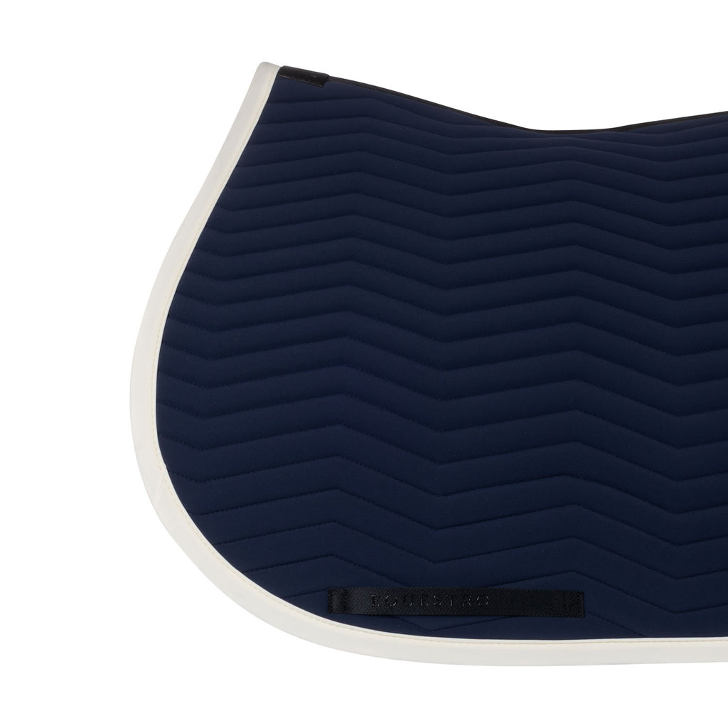 Wave Quilting jumping saddle pad in technical fabric