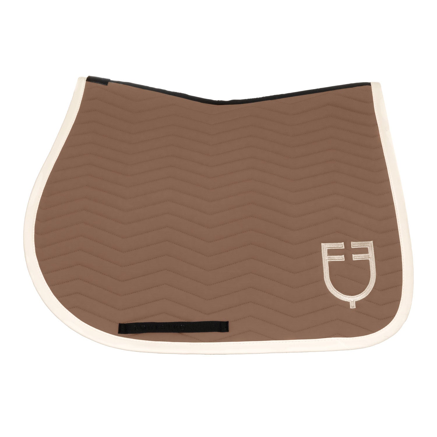 Wave Quilting jumping saddle pad in technical fabric