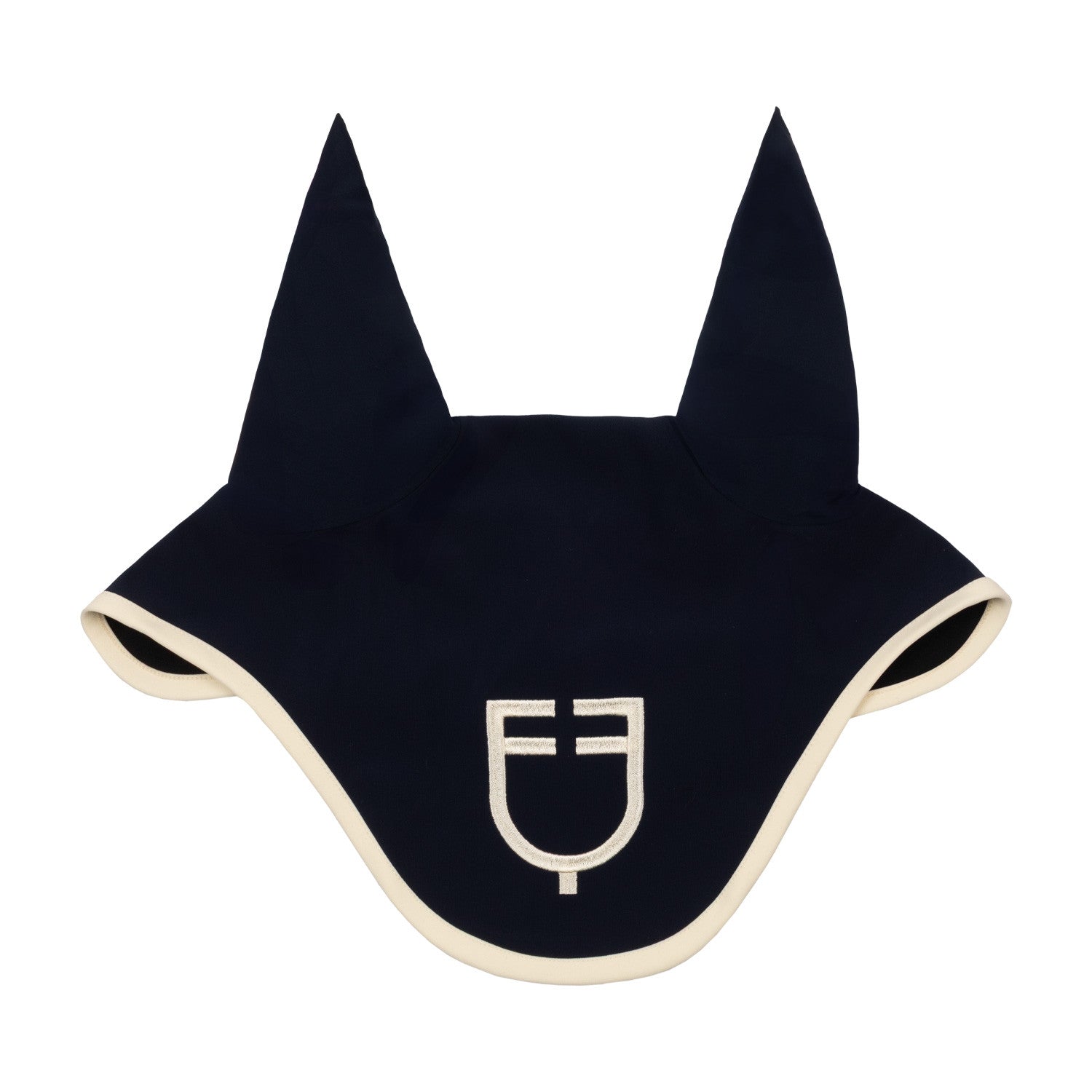 Equestro Wave Quilting fly veil in technical fabric
