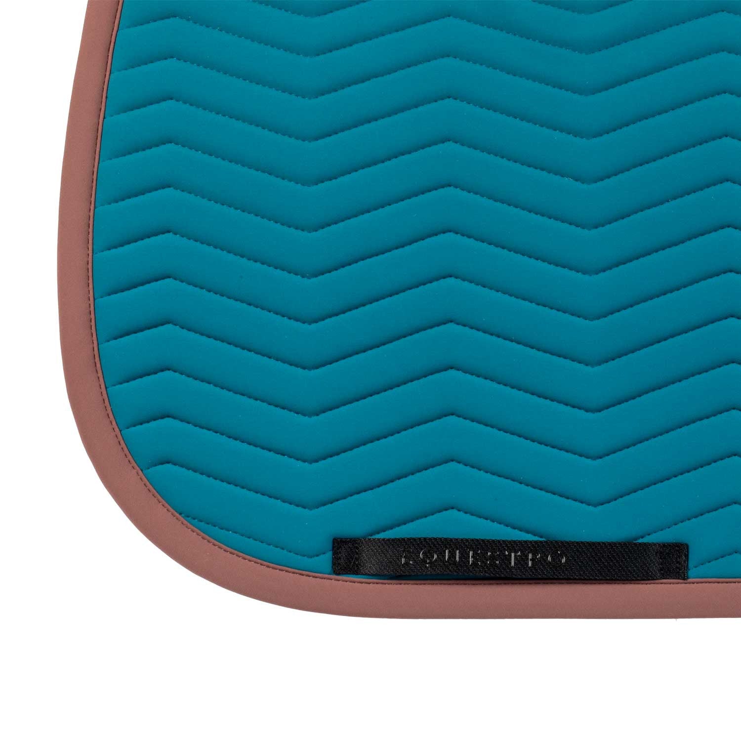 Wave Quilting dressage saddle pad in technical fabric
