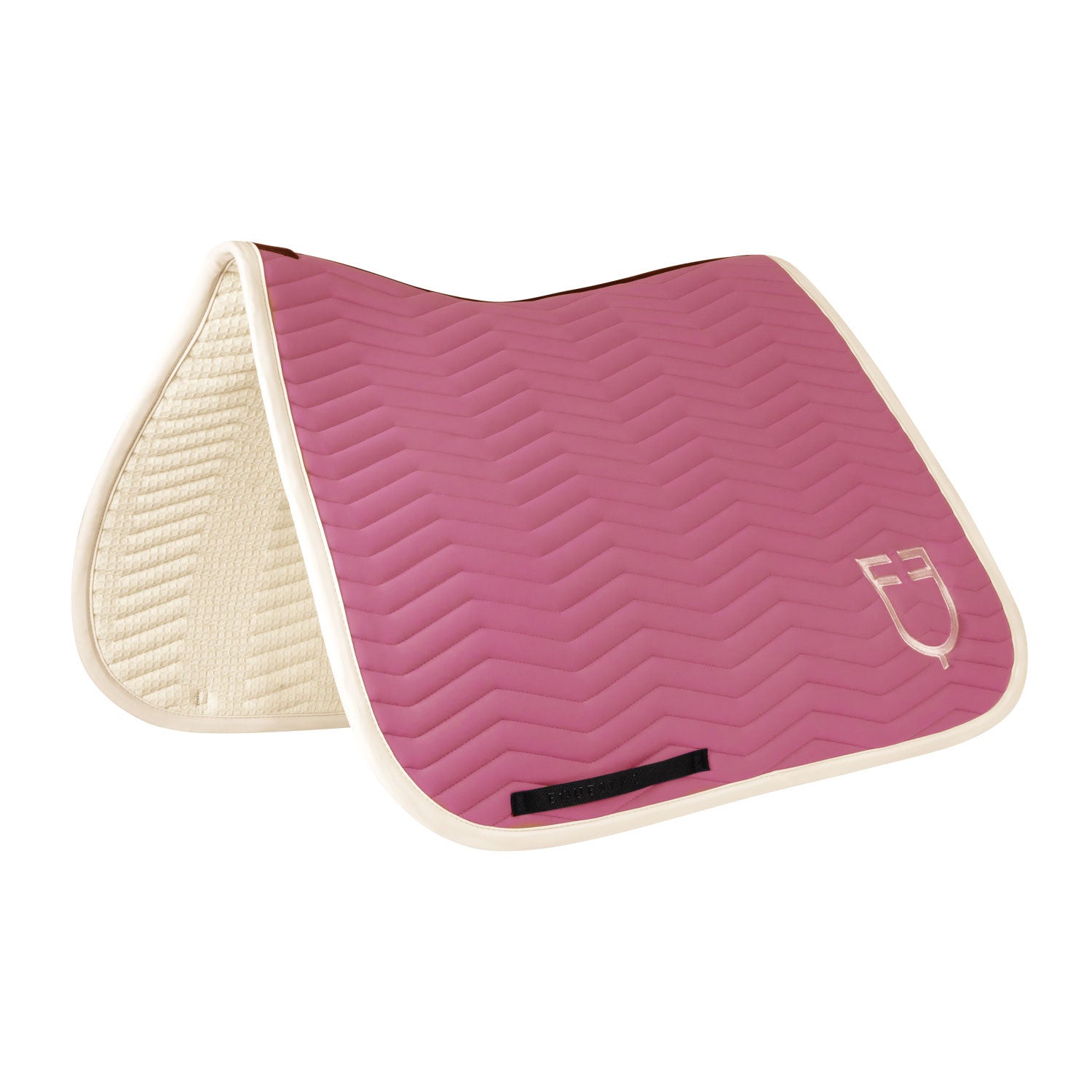 Equestro Wave Quilting dressage saddle pad in technical fabric