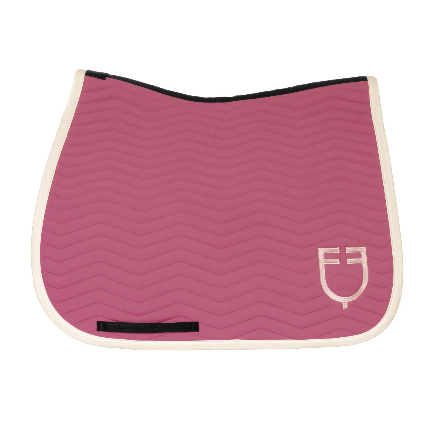 Wave Quilting dressage saddle pad in technical fabric