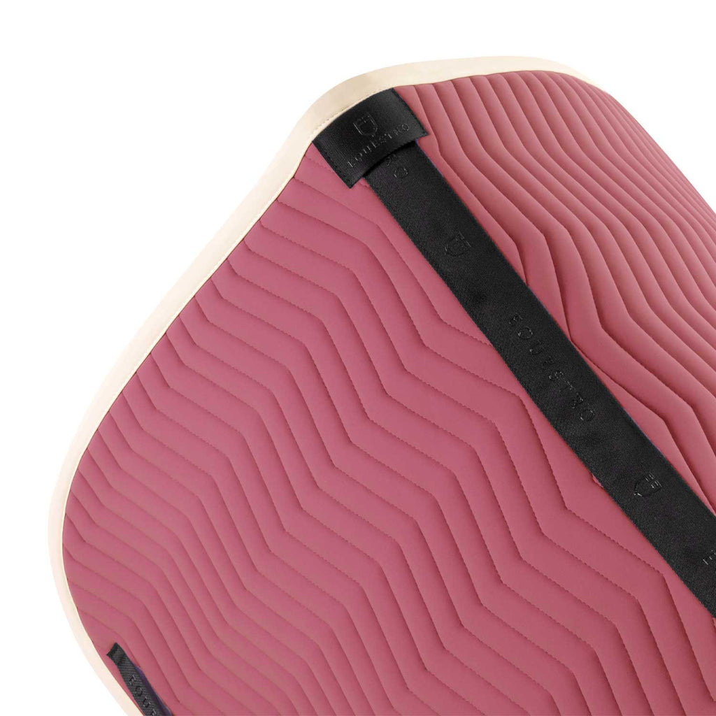 Wave Quilting dressage saddle pad in technical fabric