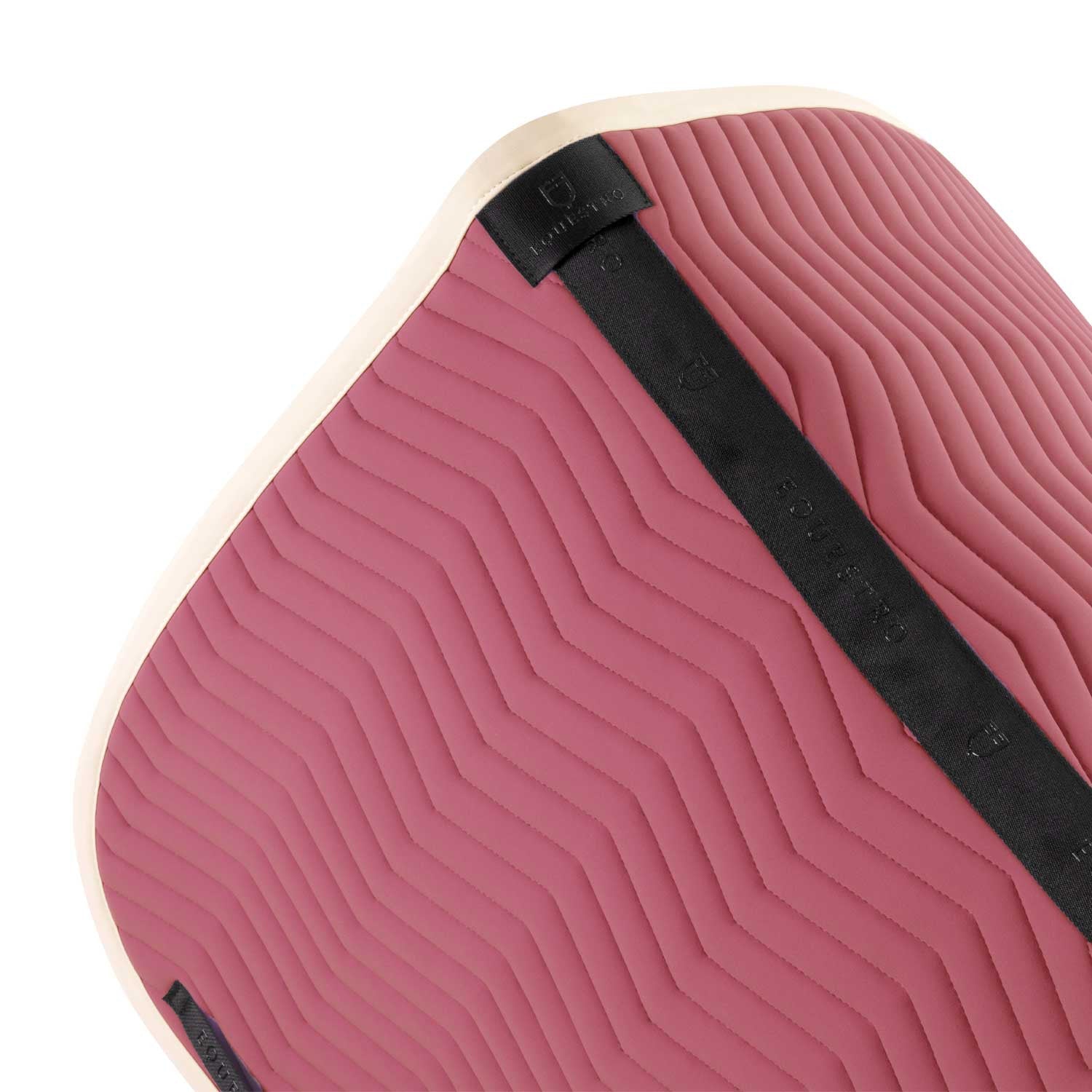 Wave Quilting dressage saddle pad in technical fabric