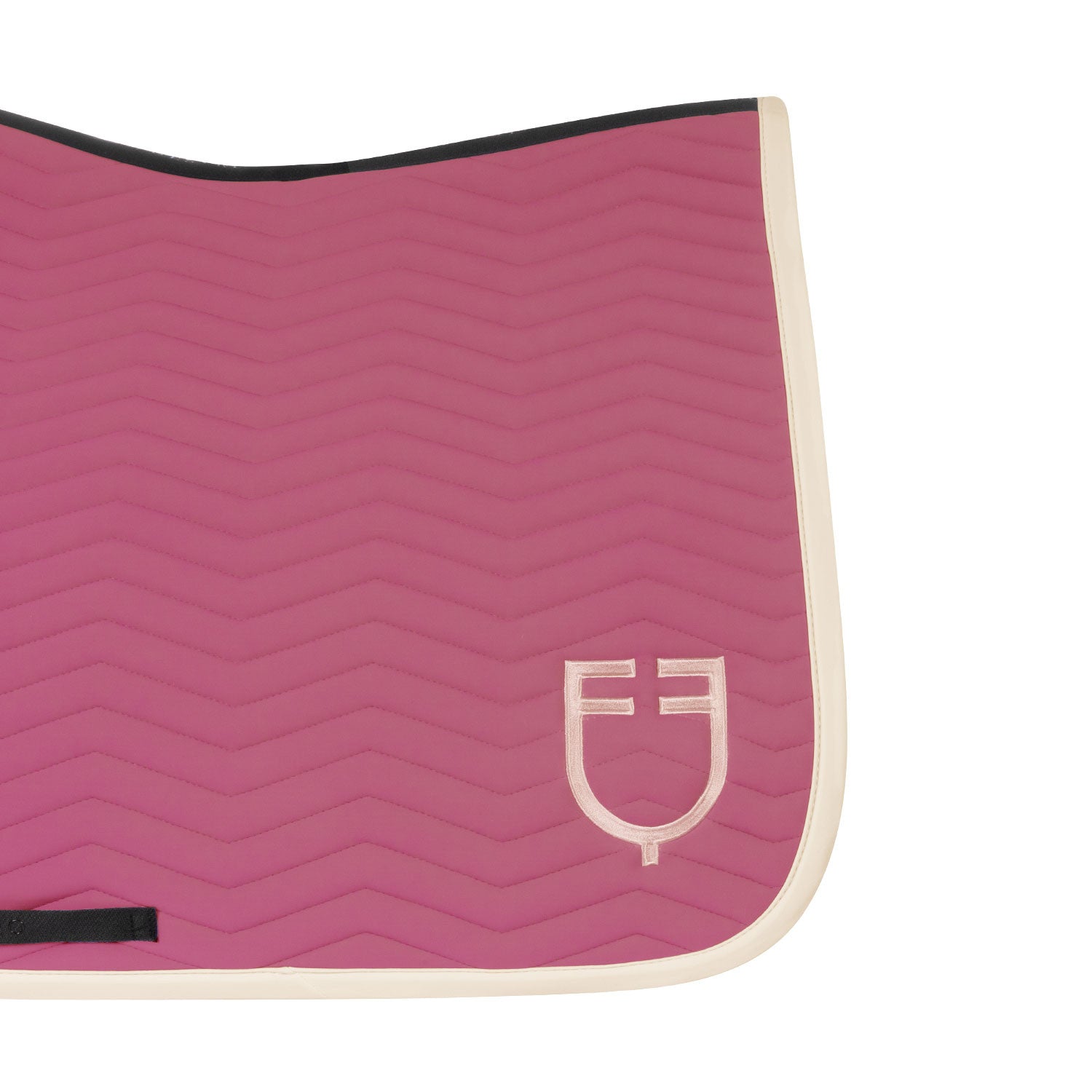 Wave Quilting dressage saddle pad in technical fabric