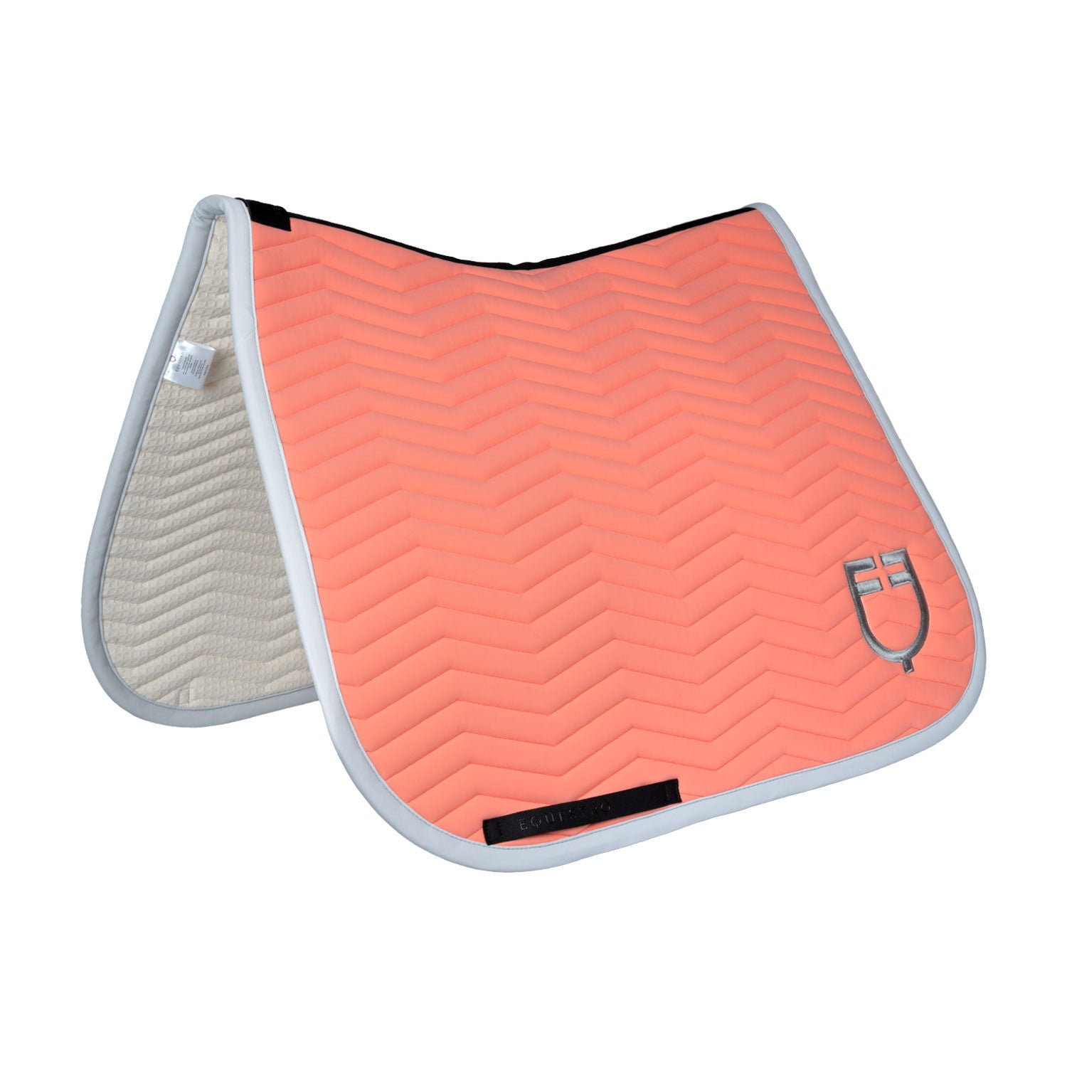Equestro Wave Quilting dressage saddle pad in technical fabric