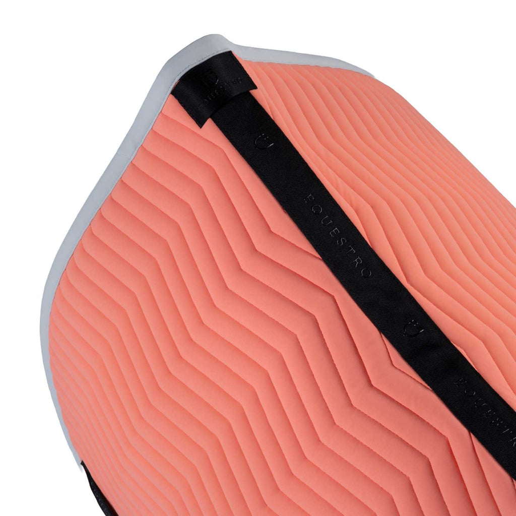 Wave Quilting dressage saddle pad in technical fabric