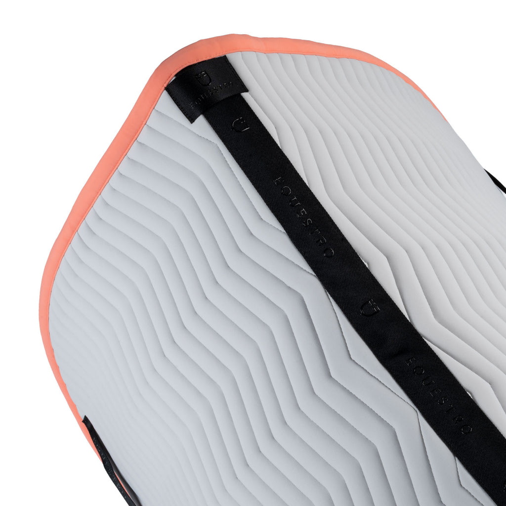 Wave Quilting dressage saddle pad in technical fabric