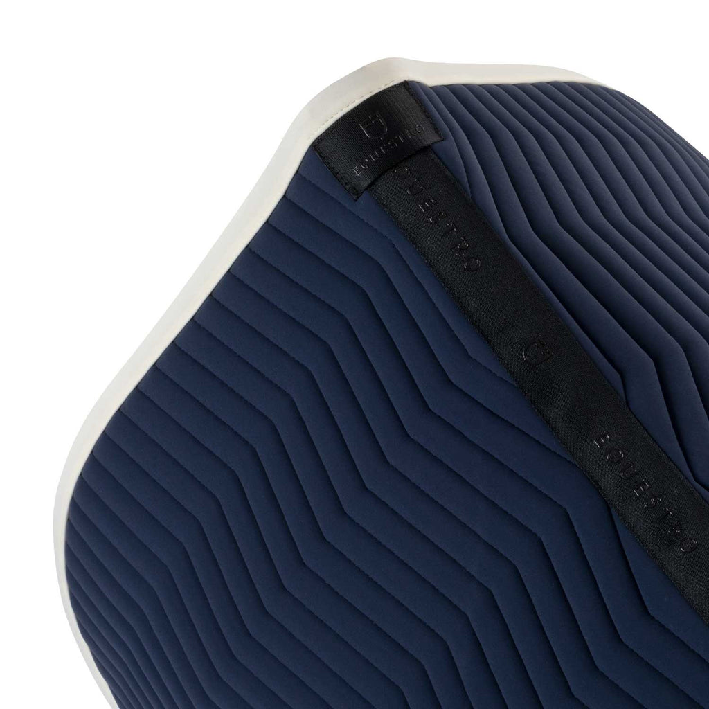 Wave Quilting dressage saddle pad in technical fabric