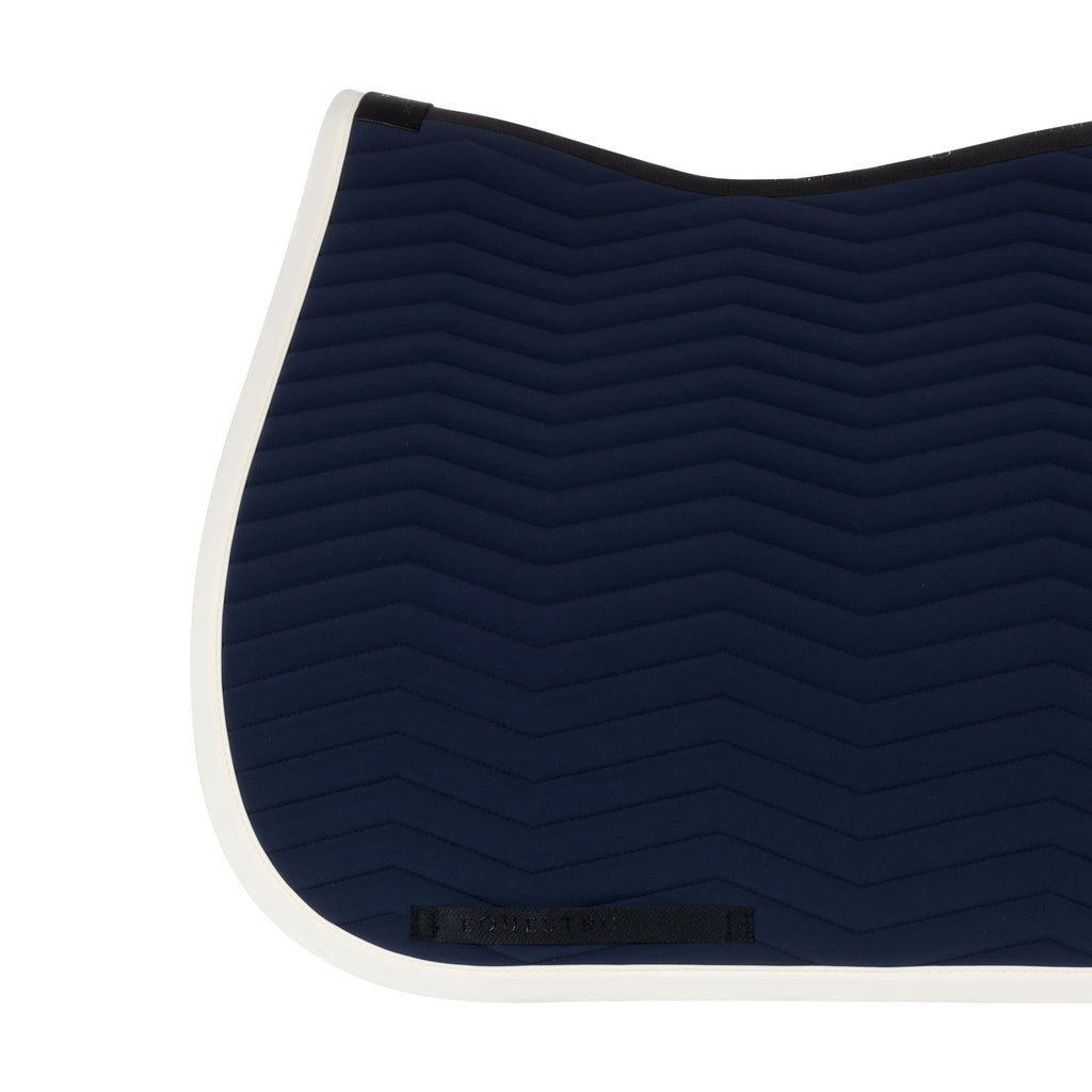 Wave Quilting dressage saddle pad in technical fabric