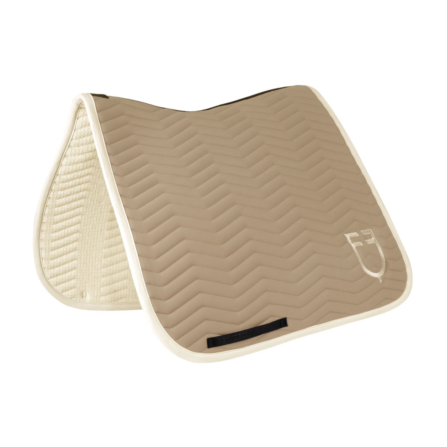 Equestro Wave Quilting dressage saddle pad in technical fabric
