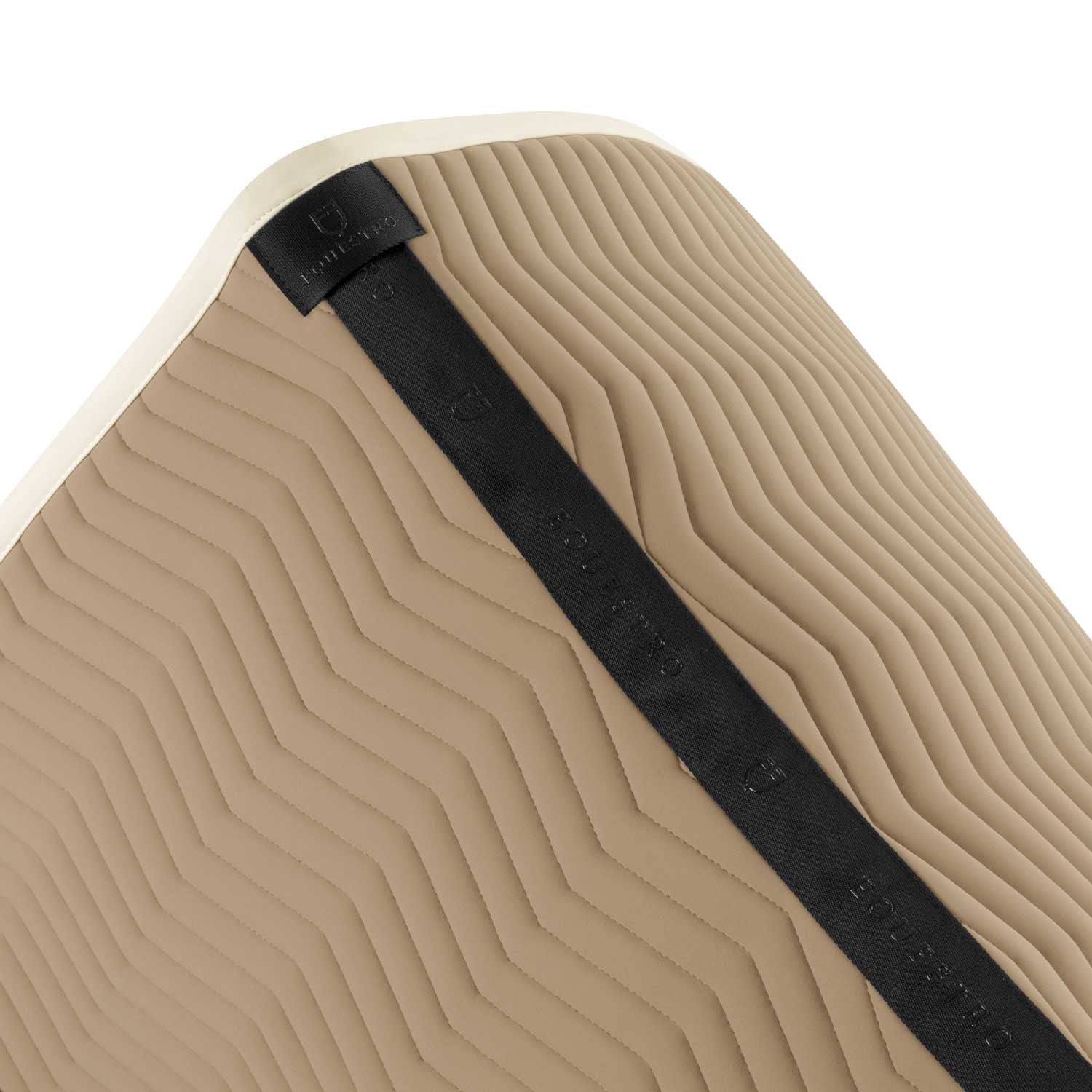 Wave Quilting dressage saddle pad in technical fabric