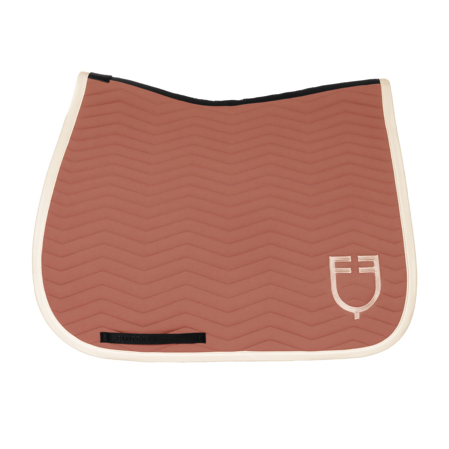 Wave Quilting dressage saddle pad in technical fabric