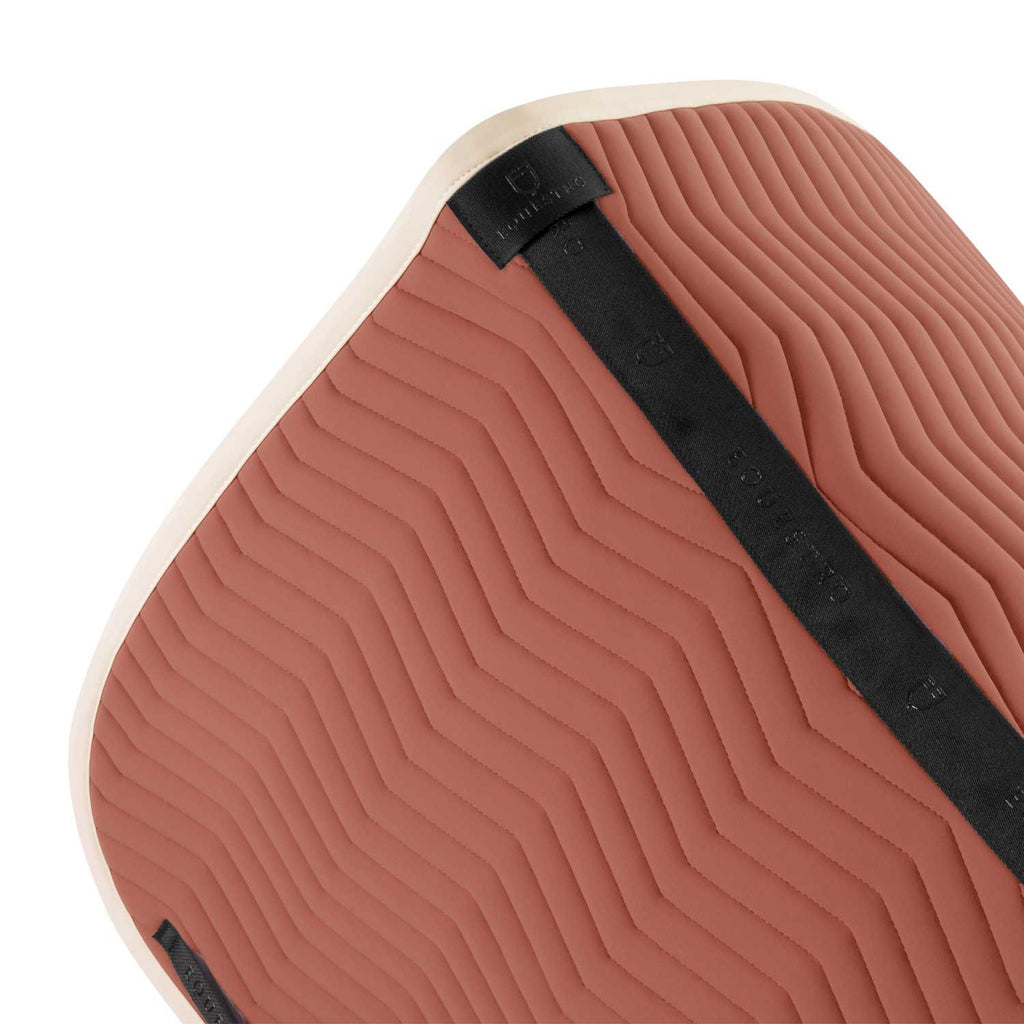 Wave Quilting dressage saddle pad in technical fabric