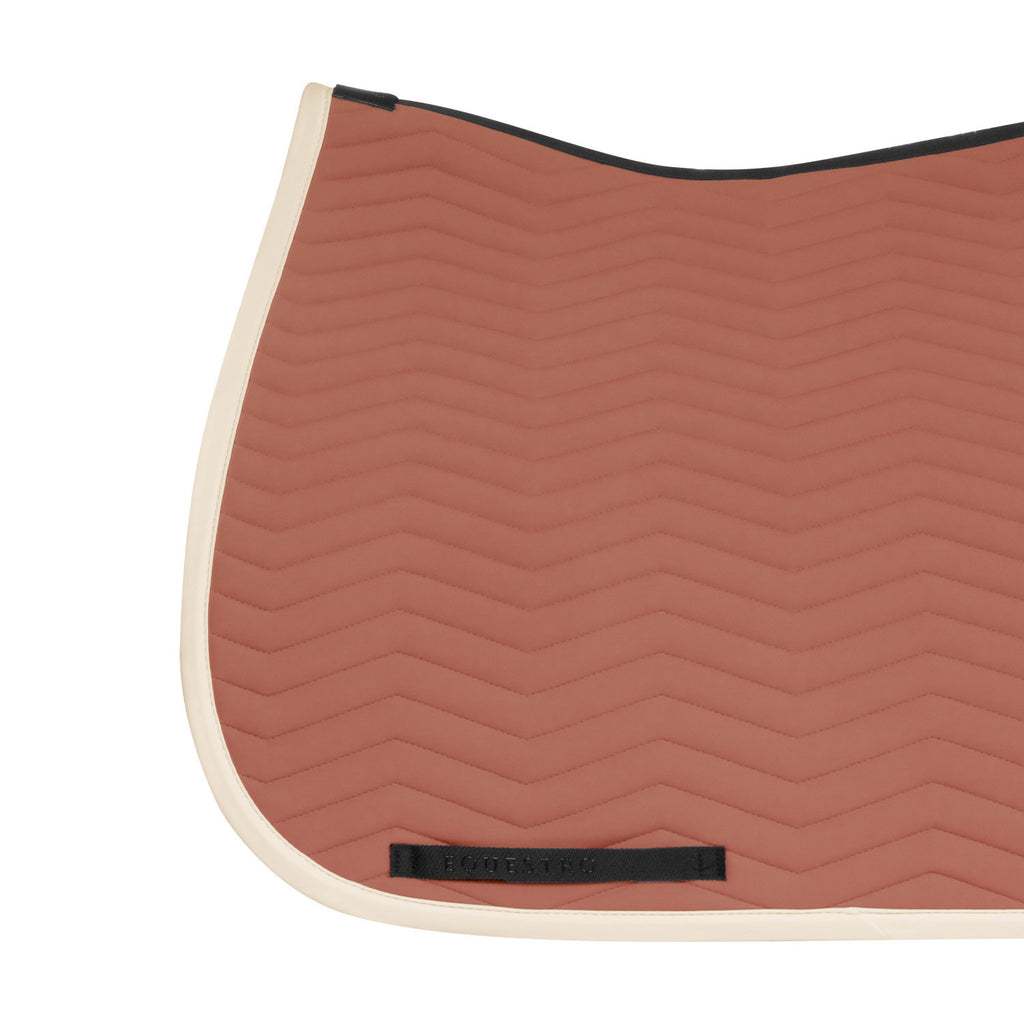 Wave Quilting dressage saddle pad in technical fabric