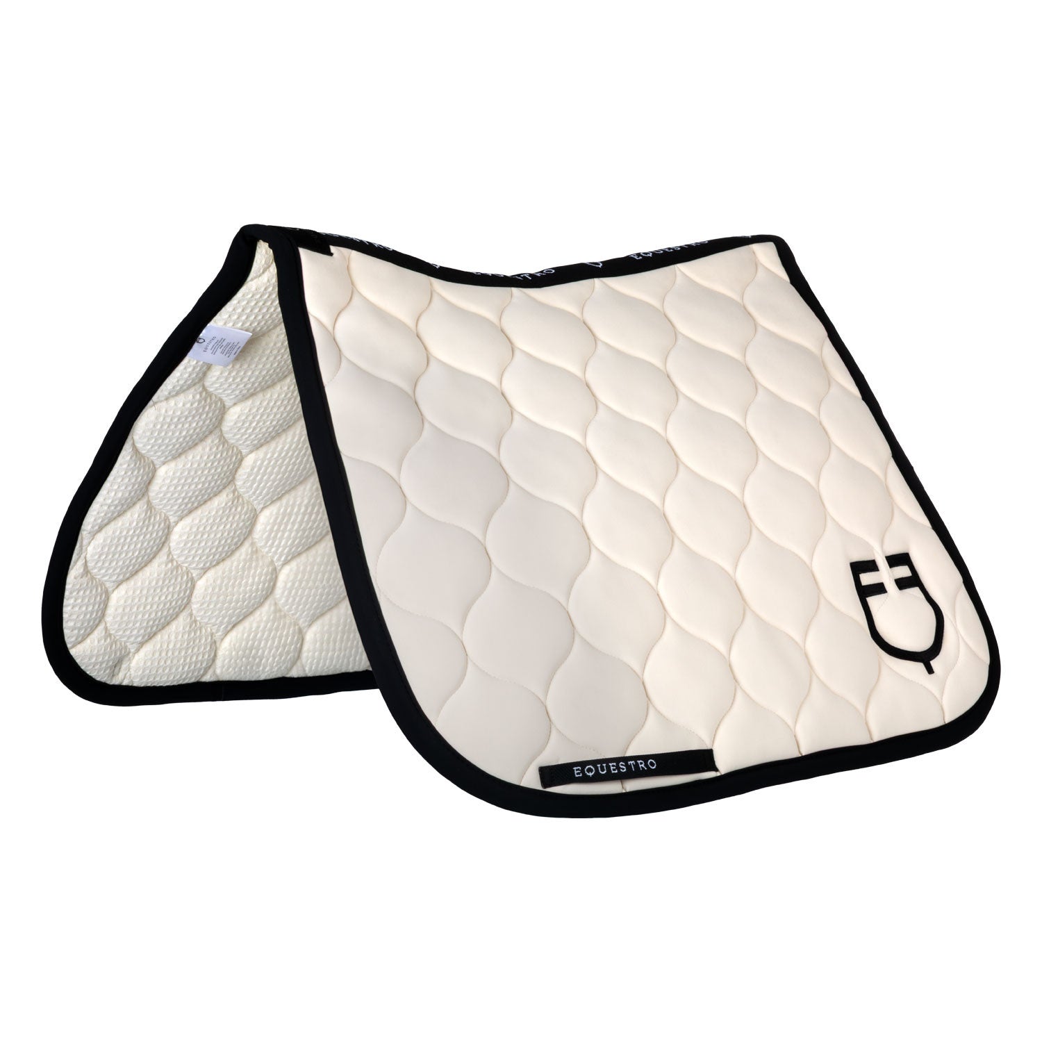 Equestro Dressage saddle pad with onion quilting