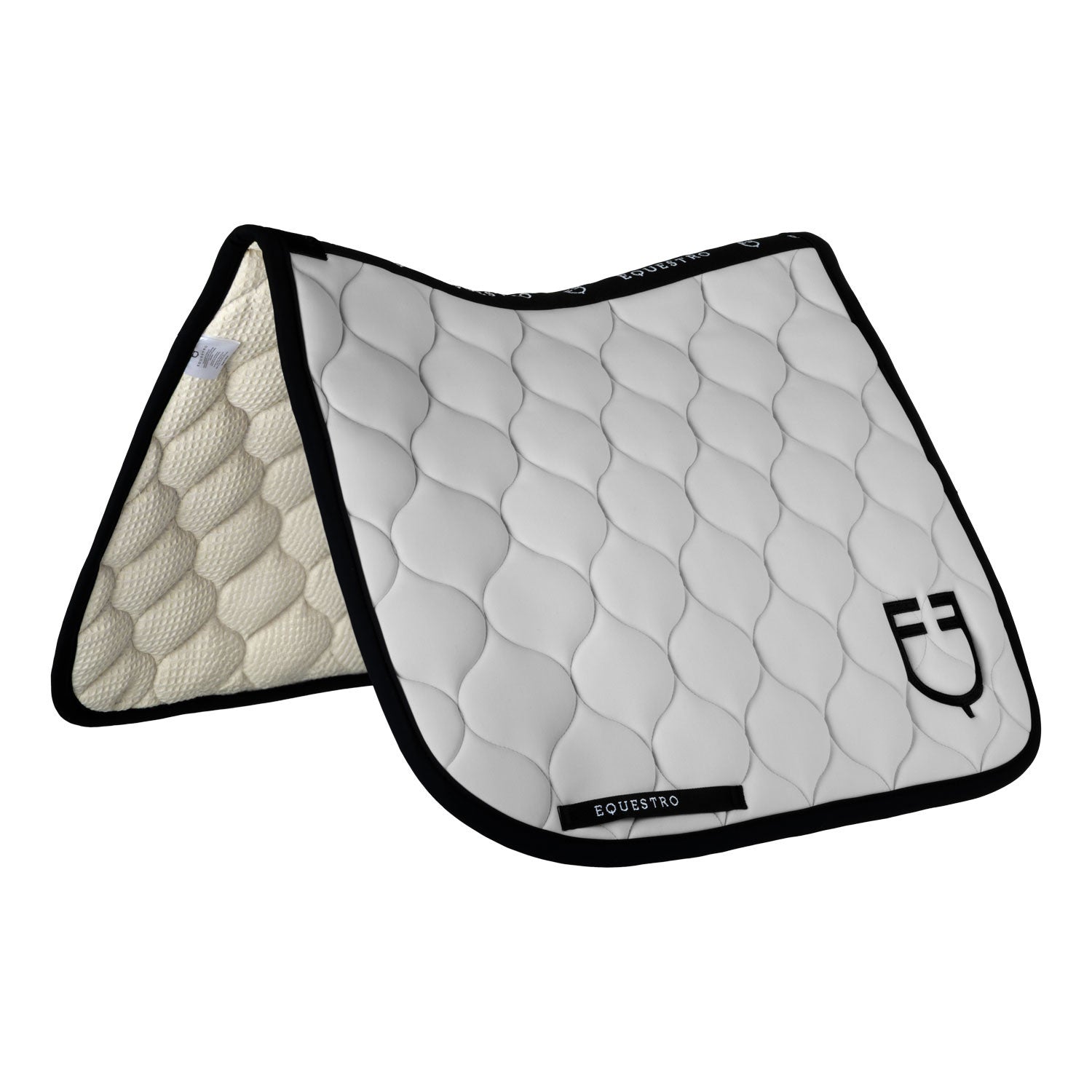 Equestro Dressage saddle pad with onion quilting