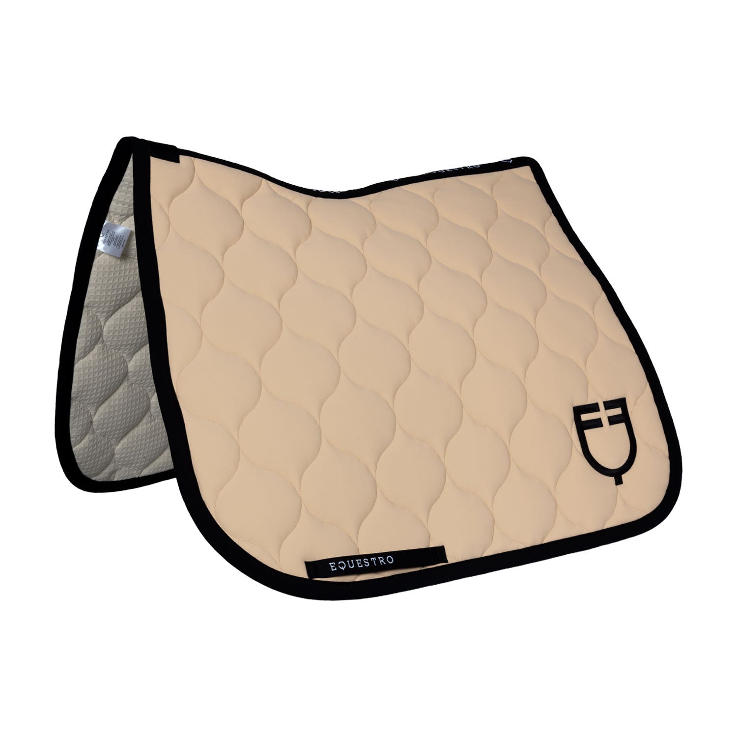 Equestro Dressage saddle pad with onion quilting