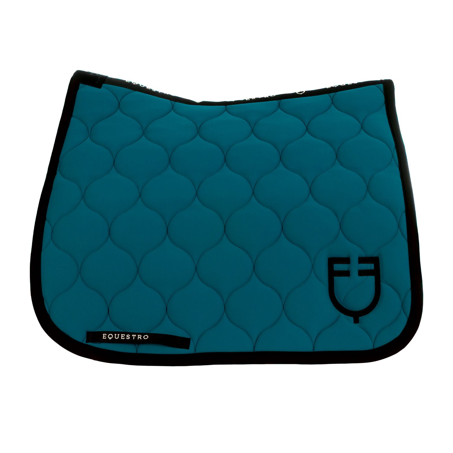 Dressage saddle pad with onion quilting