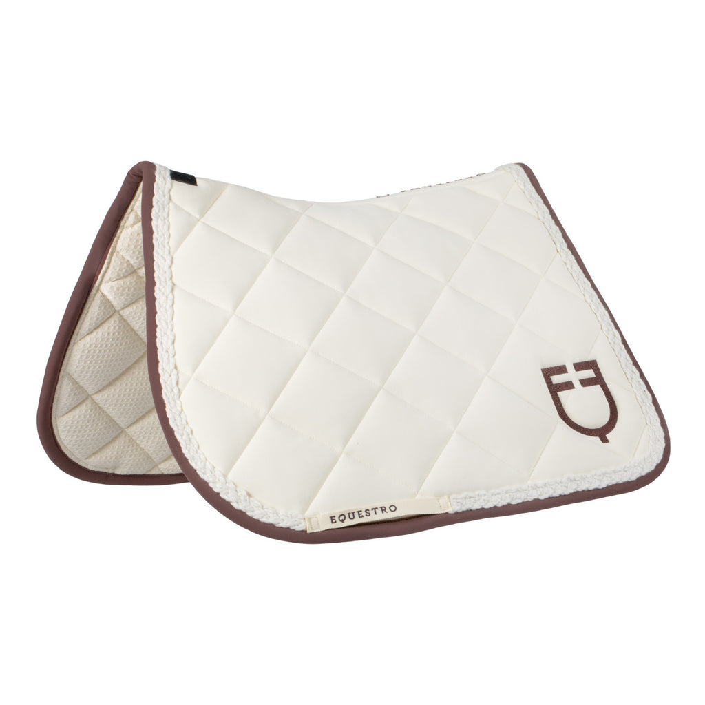 Braided cord jumping saddle pad