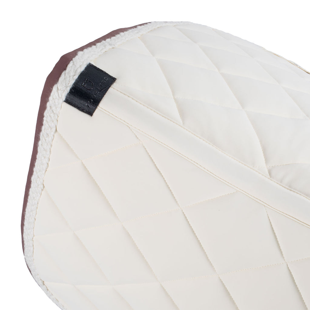 Braided cord dressage saddle pad