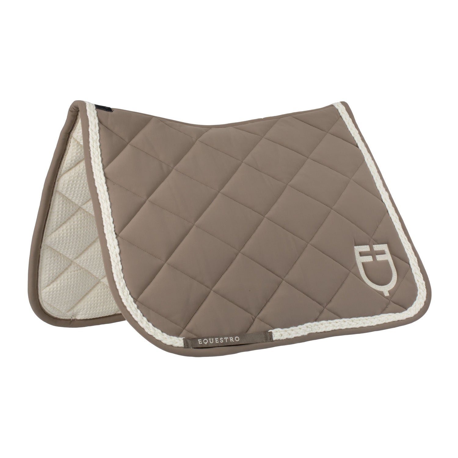 Equestro Braided cord dressage saddle pad