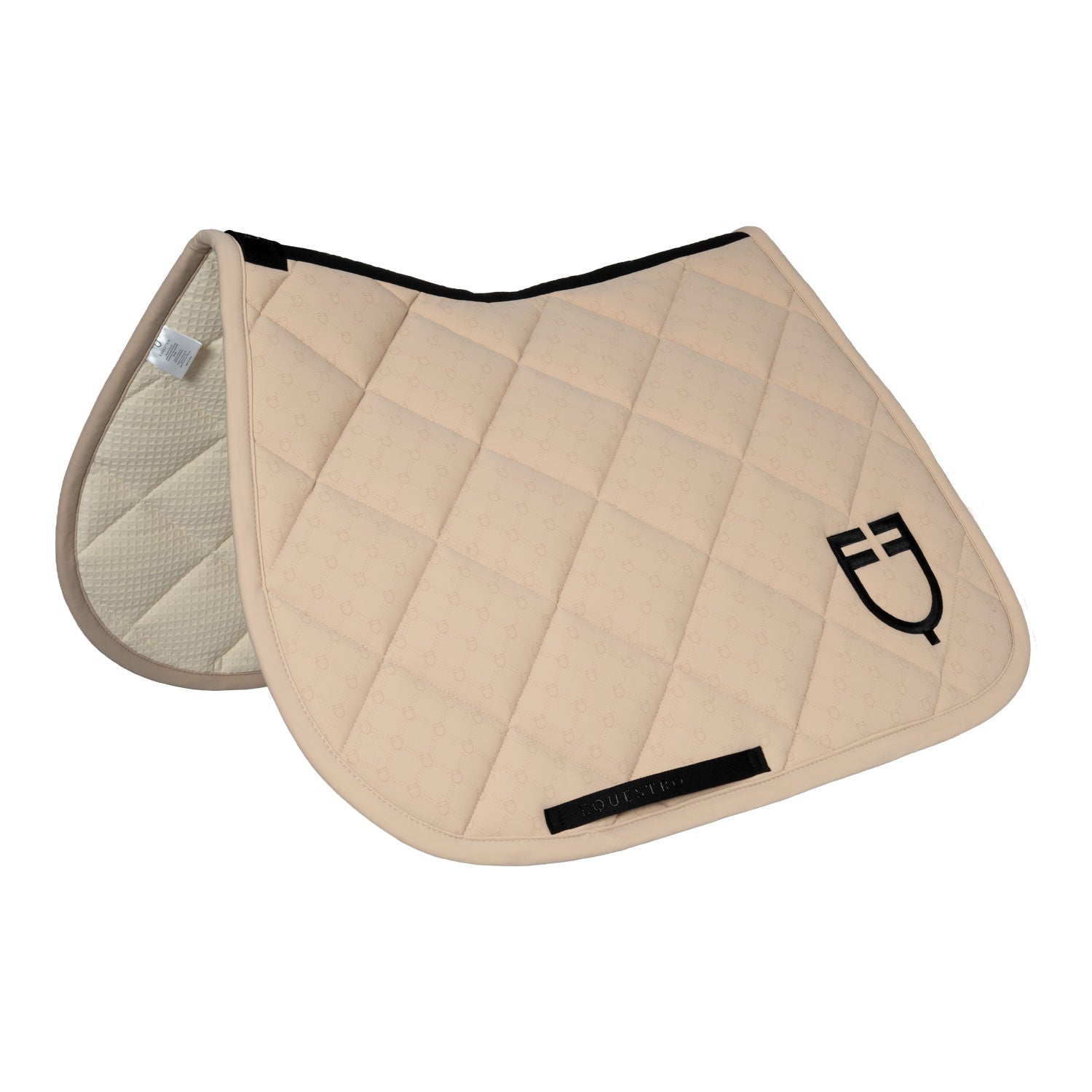 Equestro Jumping saddle pad with monogram print