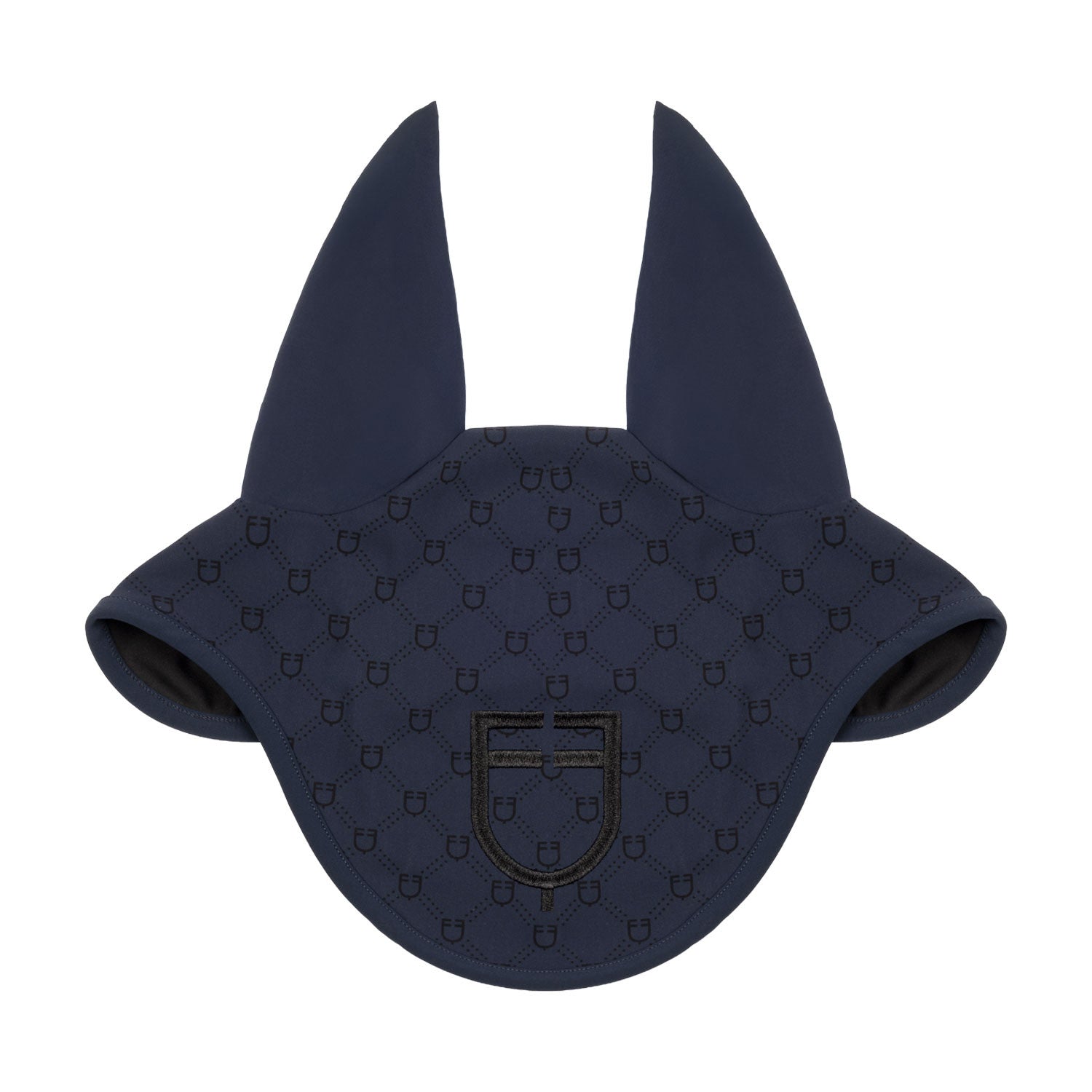 Equestro Fly veil with monogram print