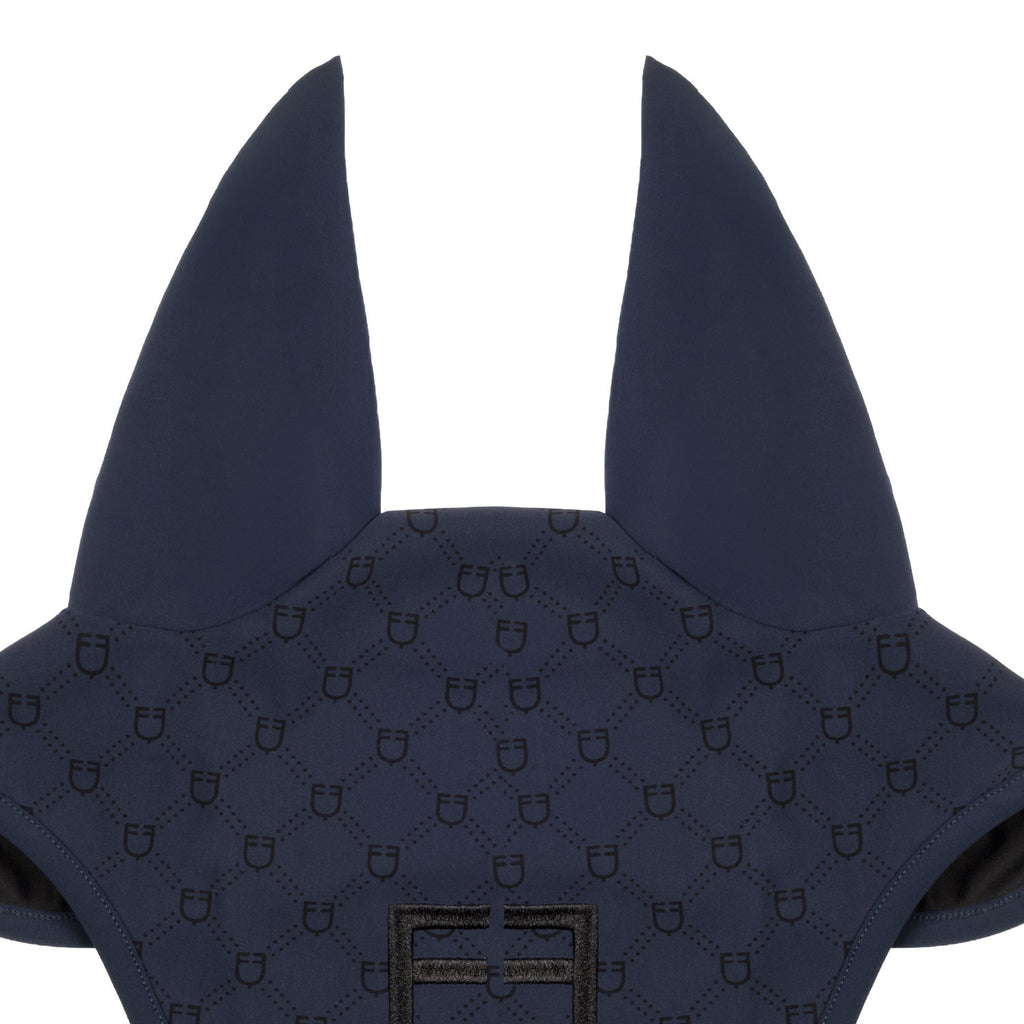 Fly veil with monogram print