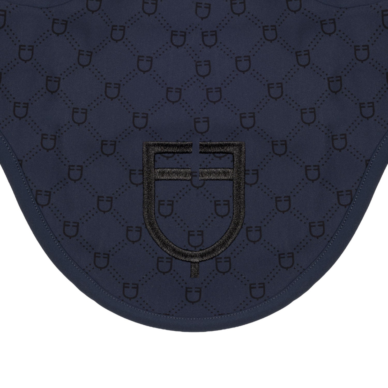 Fly veil with monogram print
