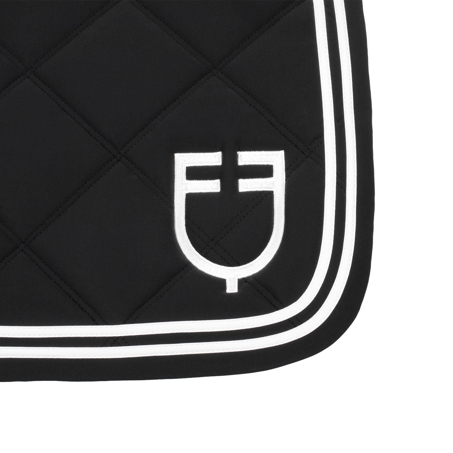 Double Stripes jumping saddle pad in technical fabric