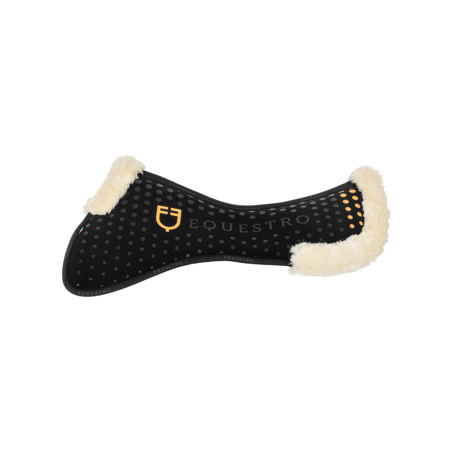 Ecowool memory foam pad with silicone grip and logo