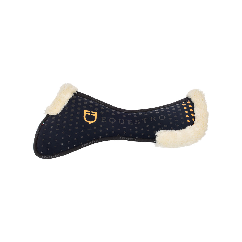 Ecowool memory foam pad with silicone grip and logo