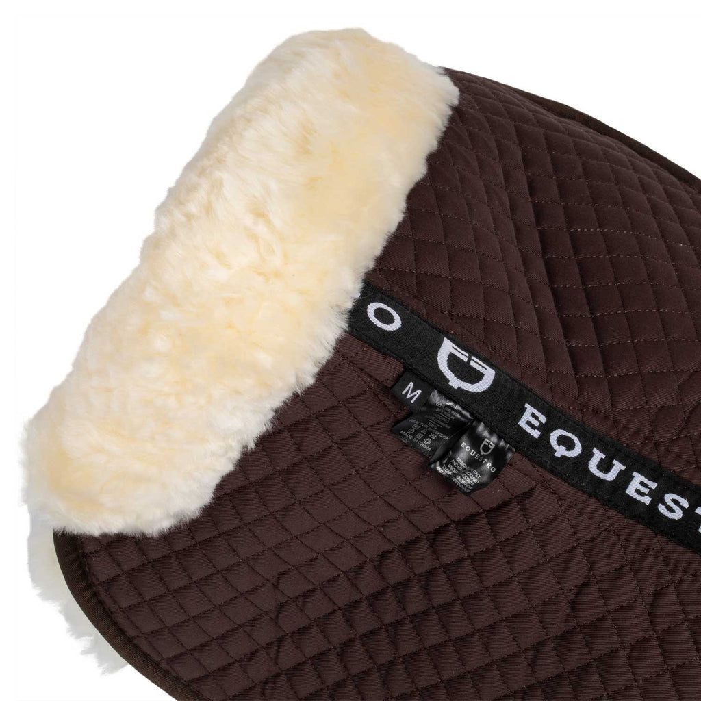 Cotton and sheepskin pad