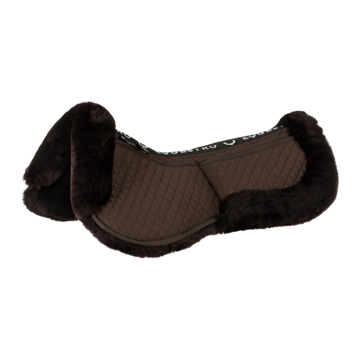 Equestro Cotton pad with pockets and sheepskin