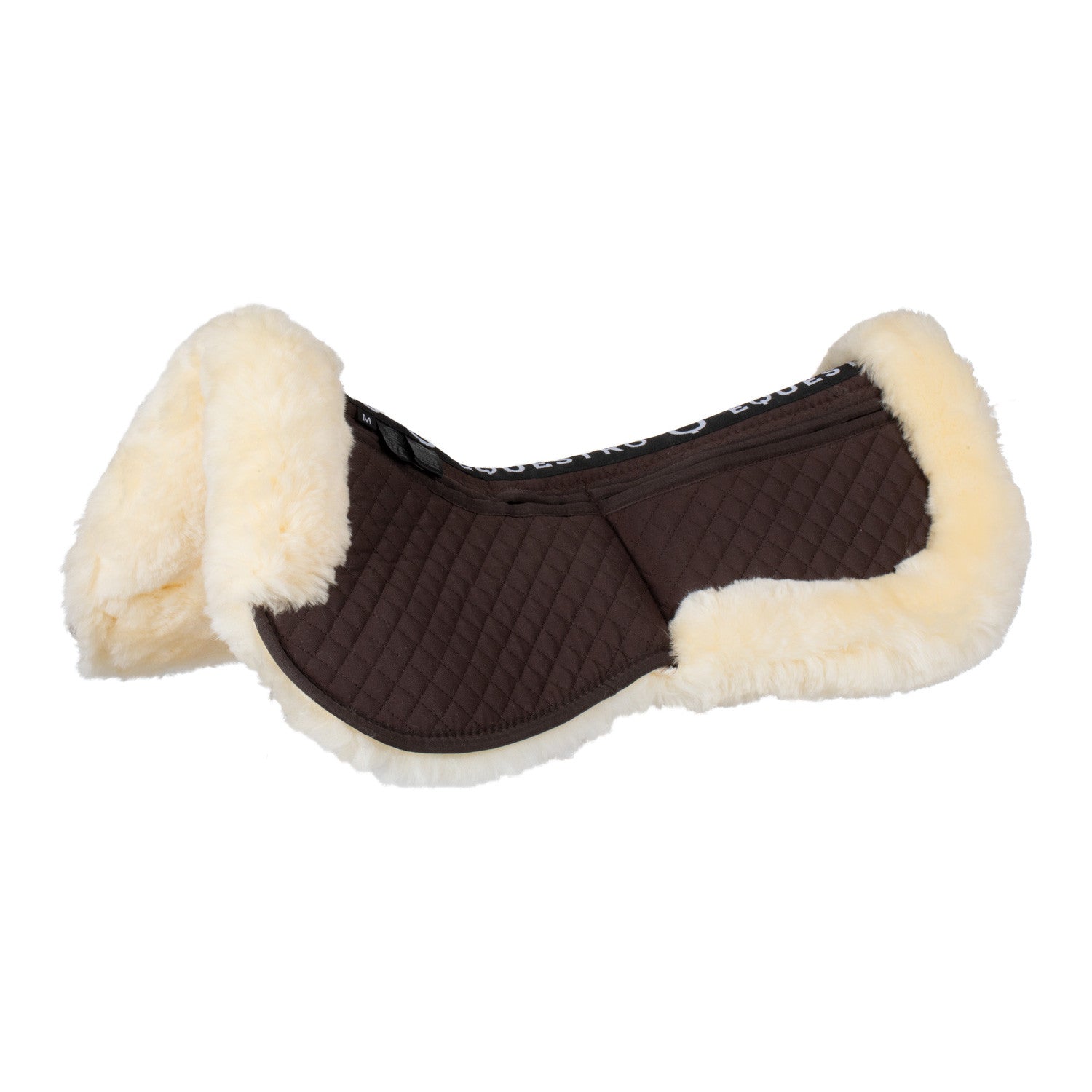 Equestro Cotton pad with pockets and sheepskin