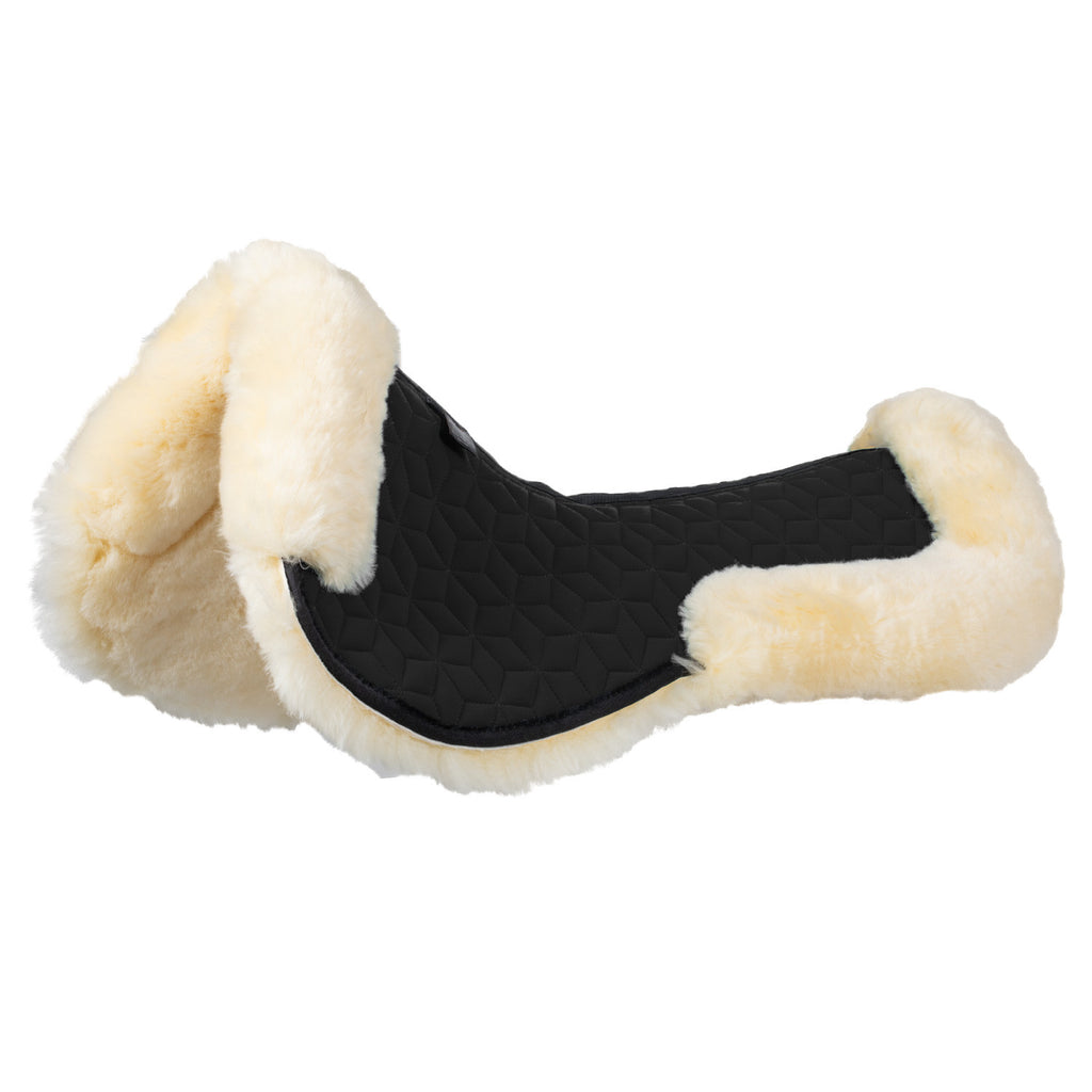 Equestro Technical fabric pad with sheepskin