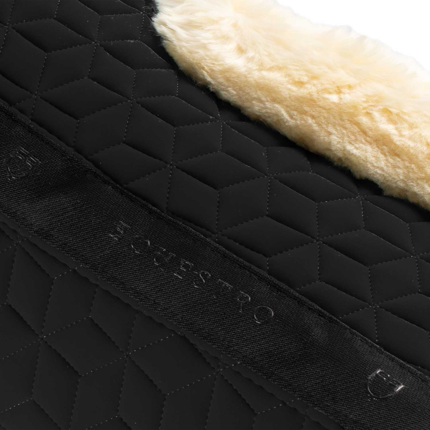 Technical fabric pad with sheepskin