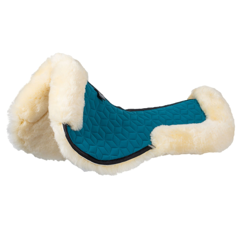 Technical fabric pad with sheepskin