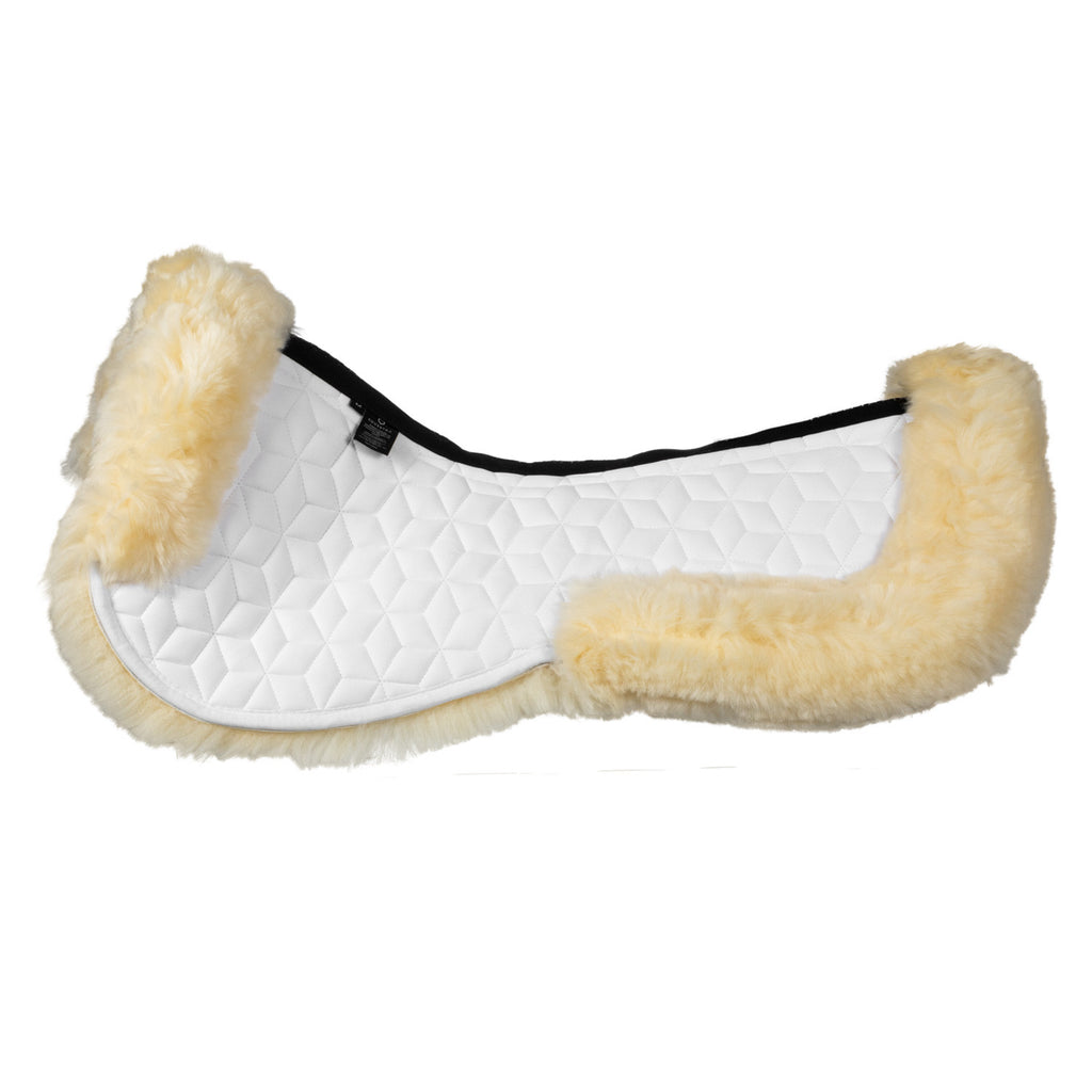 Technical fabric pad with sheepskin
